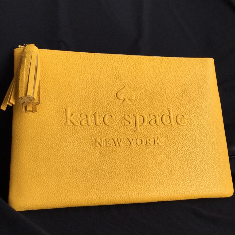 Kate Spade Yellow Pouch